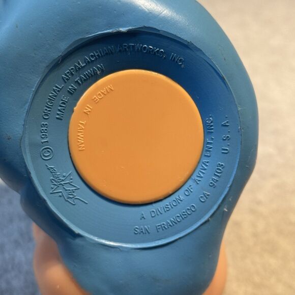 Vintage 1983 Star Power Cabbage Patch Baby Boy in A Blue Blanket Coin Bank - Picture 6 of 8